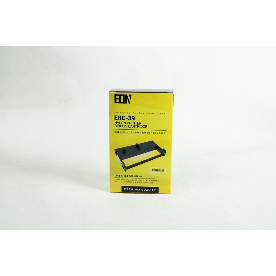 EON RIBBON CARTRIDGE DOT MATRIX ERC-39 Warna Hitam &amp; Ungu