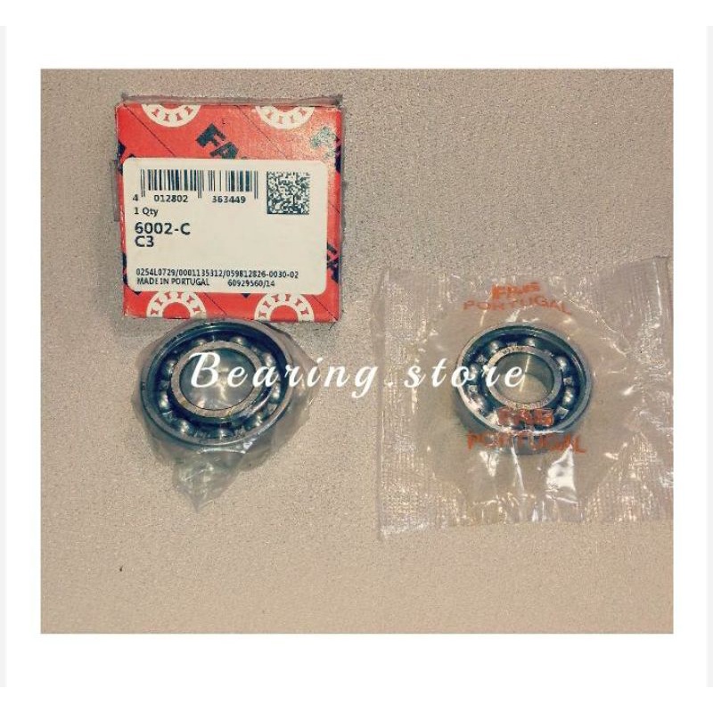 Bearing Lahar Noken As Beat Karbu dan Scoopy Karbu 6002 6001 FAG C3 High Speed