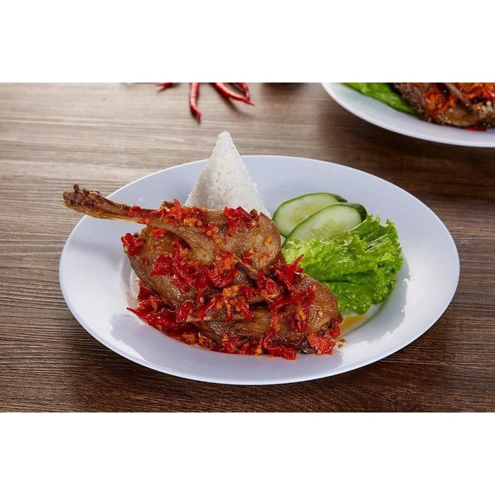 

FROZEN FOOD BEBEK GORENG INSTAN GORENG SAMBAL DOWER (SIZE M) PORSI 2-3 ORANG