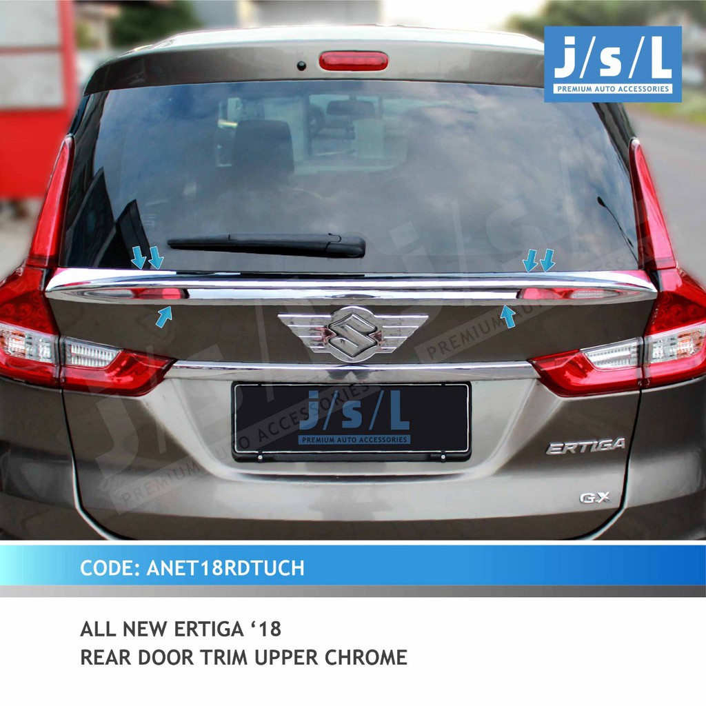 List Pintu Belakang Atas All New ERTIGA 2018 Chrome