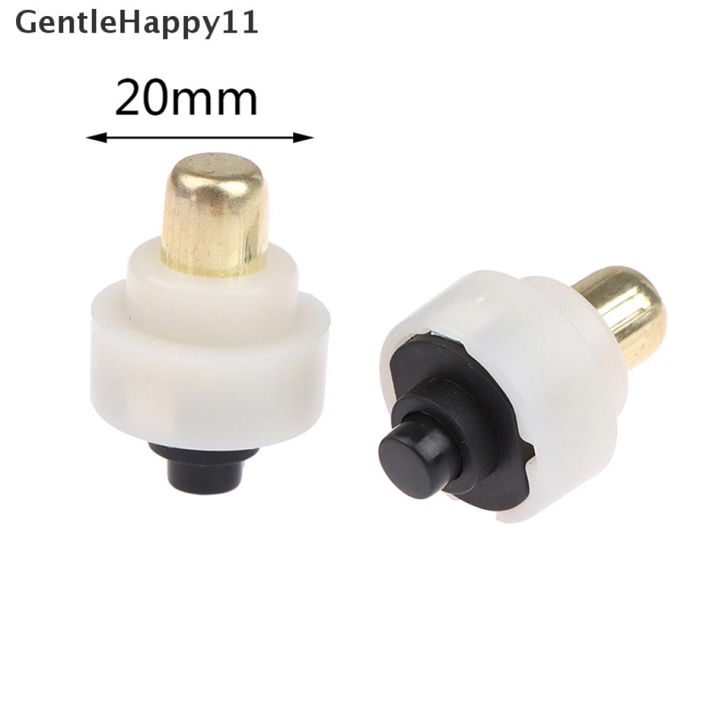 Gentlehappy 2Pcs Tombol Tekan ON / OFF 20mm Untuk Senter LED