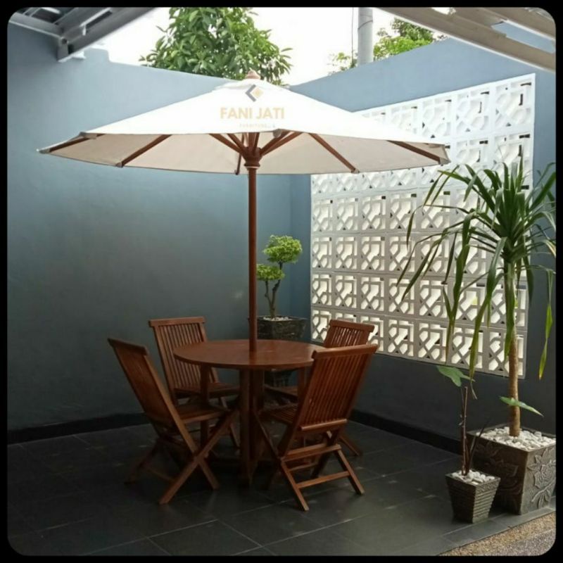 SET MEJA PAYUNG TAMAN, CAFE, RESTO DAN VILLA