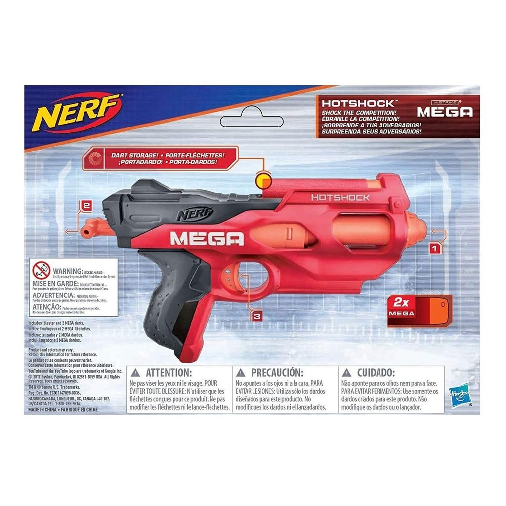 Jual Nerf N-Strike Mega Hotshock Blaster Indonesia|Shopee Indonesia