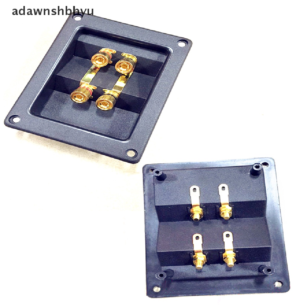 [adawnshbhyu] Terminal Cup Konektor 266bagian Express Gold Banana Jacks Recessed Speaker Box