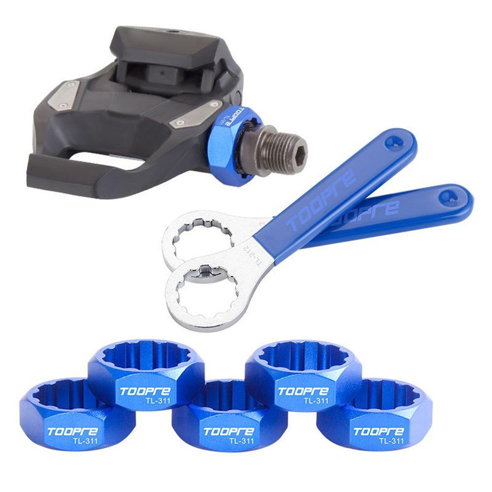 Lanfy Alat Bongkar Pasang Sepeda 10-Tooth Pedal 1PC Kunci Sepeda Pedal Aksesoris Spindle As Sepeda Lock Pedal Remover