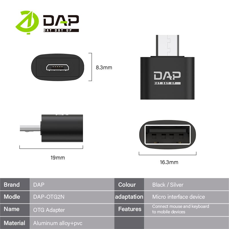 (DAP) OTG MICRO USB 2.0 MODEL OTG2N OTG MICRO KE FLASHDISK ORIGINAL DAP OTG2-N OTG FOR USB MICRO