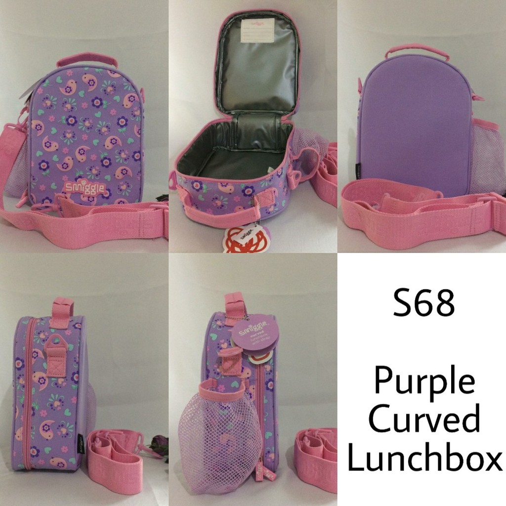 SMIGGLE LUNCHBOX SMIGGLE ORIGINAL TAS BEKAL SMIGGLE ORIGINAL – PURPLE CURVED