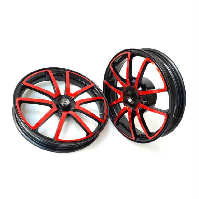 Velg CHEMCO Evo Black Red Vario 110 Beat Scoopy Spacy