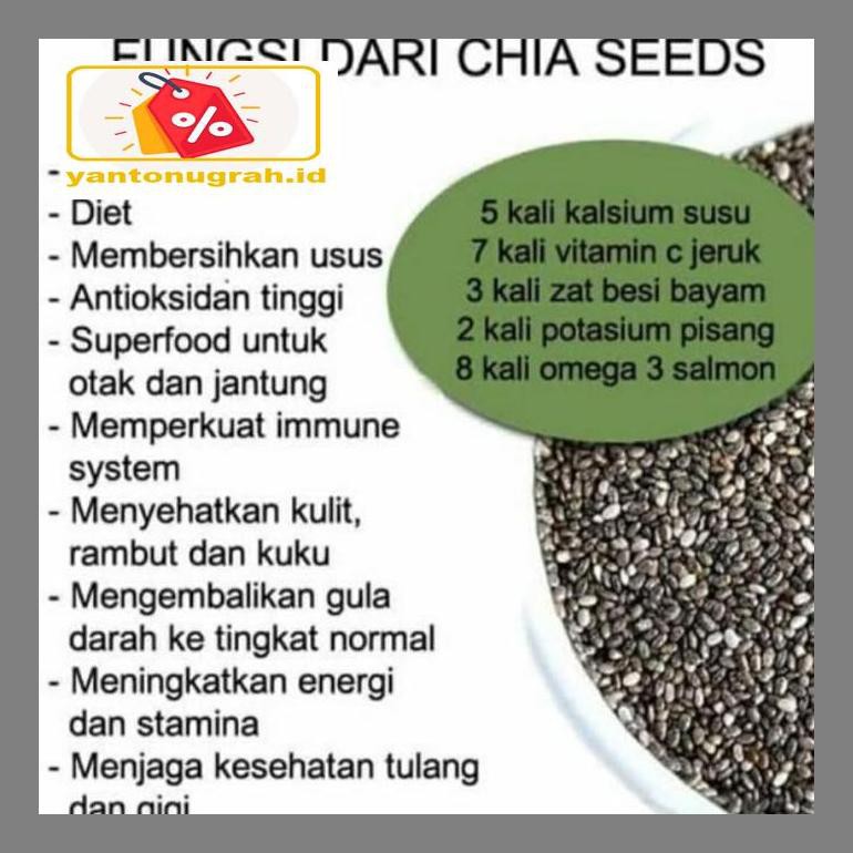 

S50Mkkar Premium Natural Chia Seed Mexico 1Kg Dr05Ytd