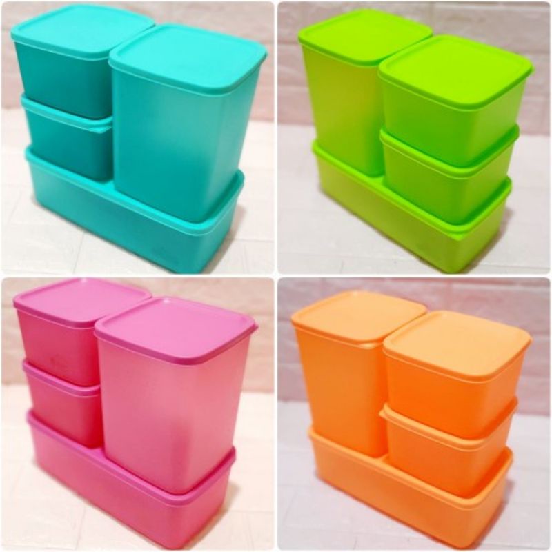 BIGGY Puzzle Sealware / Set Toples Tempat Penyimpanan Serbaguna / Toples kulkas