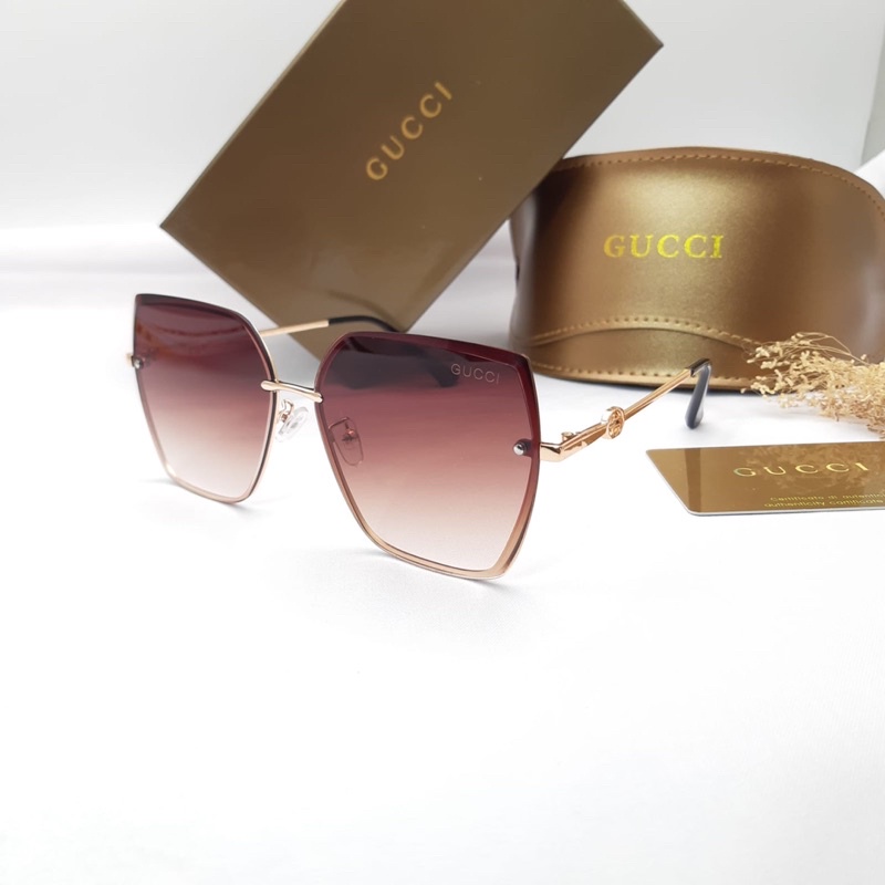 Kacamata Fashion Wanita / Kacamata Gaya Wanita Model GUCCI 9021