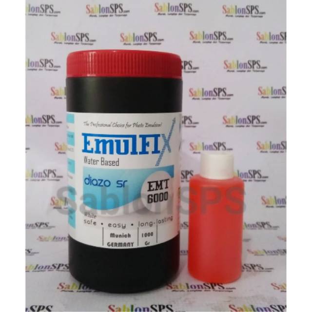 OBAT AFDRUK SABLON EMULFIX WATER BASED WHITE 1Kg