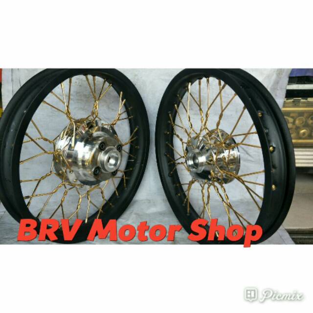 Velg Jari Jari Pelintir Mega Pro - Tiger Revo - Velg Tiger Revo Mega Pro Jari Kepang Siap Pasang 17