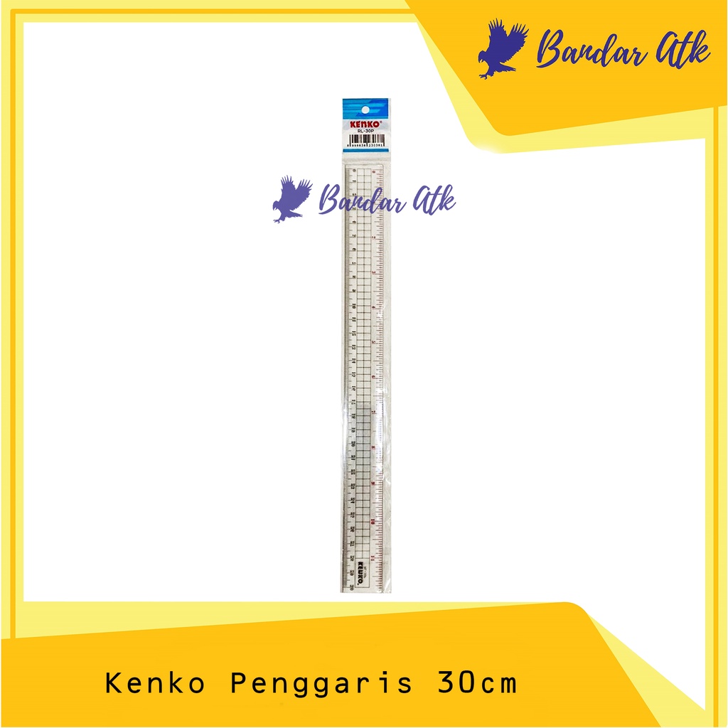 

KENKO Ruler RL-30P Penggaris Plastik 30 cm [1 PCS]