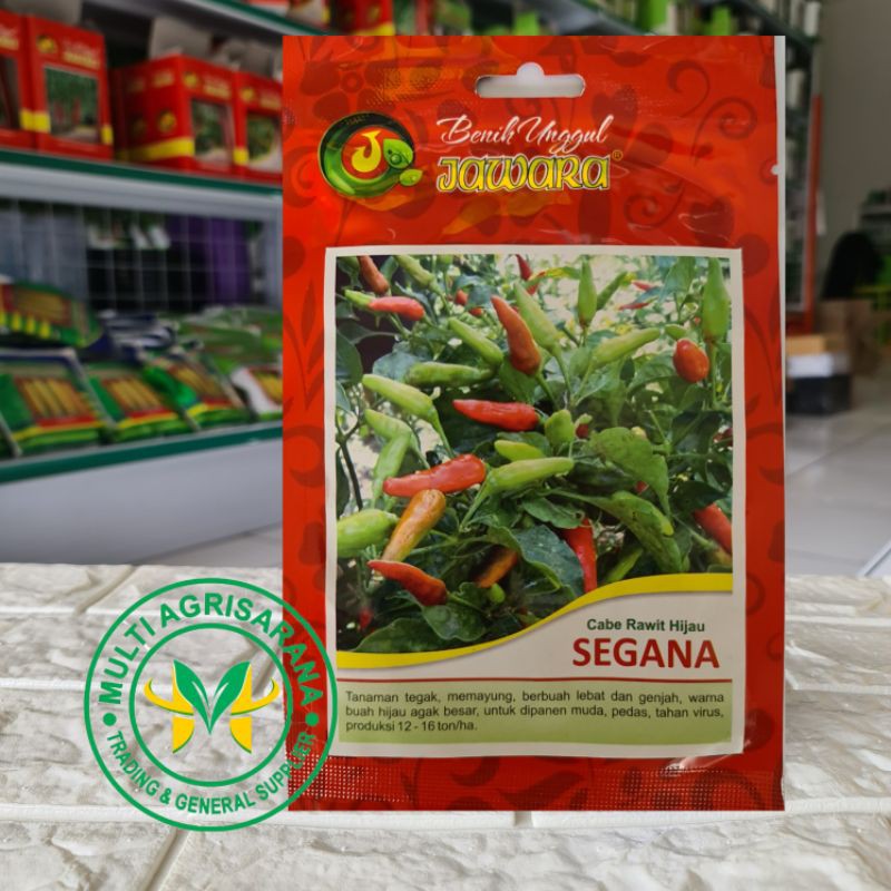 Benih Cabe Rawit HIjau SEGANA 5 gr - Bibit Cabe