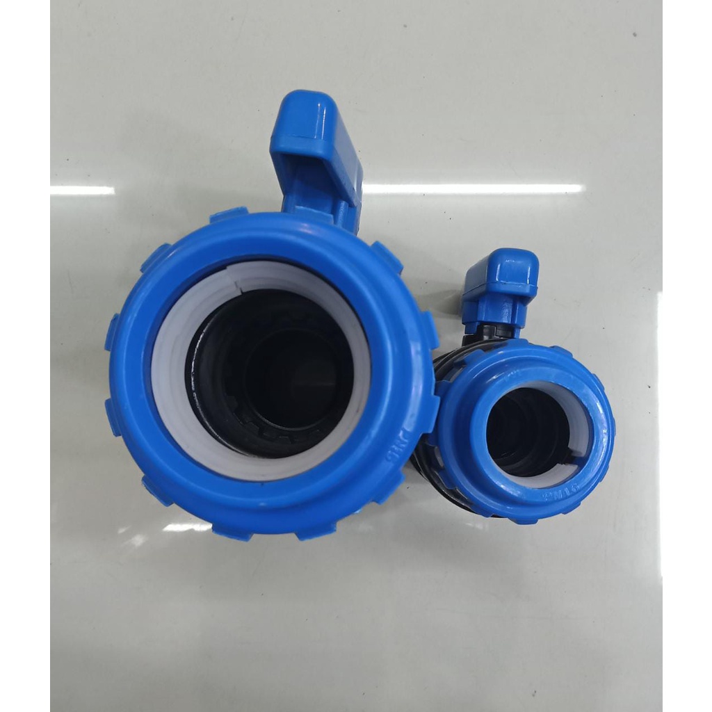 Ball Valve Female Compression PP 50 x 1 1/2&quot; Merk HQ