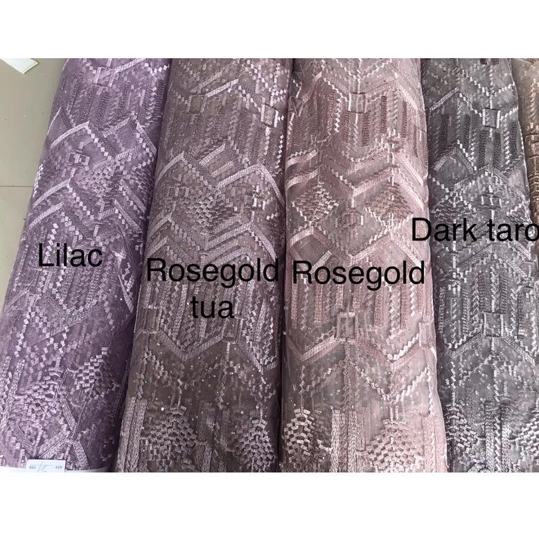 Kain tulle bordir motif SAPTO [MAN. 595302]