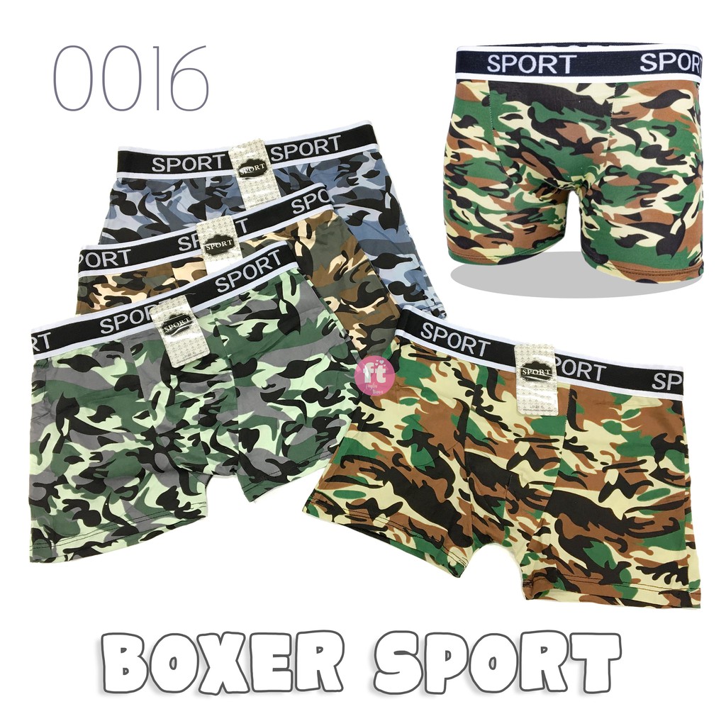 Boxer Pria Import Karet Sport / Premium Men Boxer / CDP SP