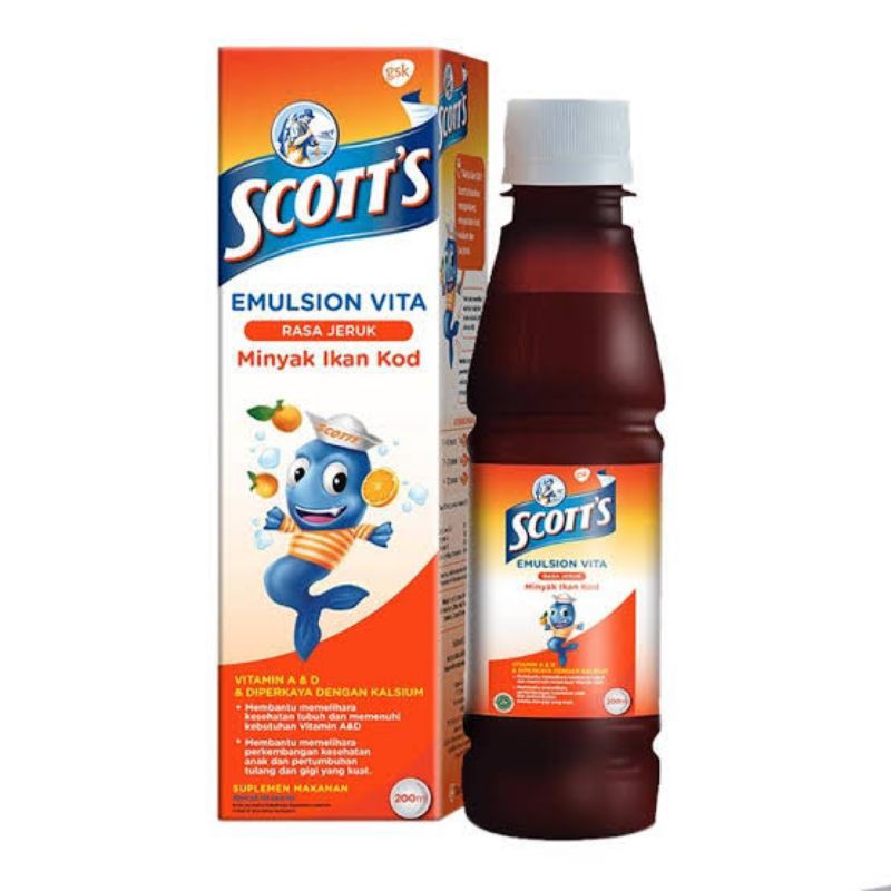 Scott Emulsion Vitamin anak 200ML