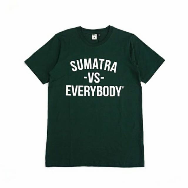 t shiert sumatra vs everybody full greend x white