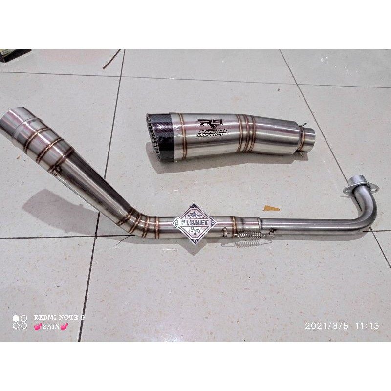 KNALPOT SUPRA 125 KNALPOT RACING SUPRA 125 R9 H2