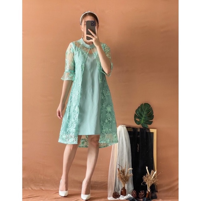 Celcy Premium Dress (Dress Premium dengan bordir mewah)