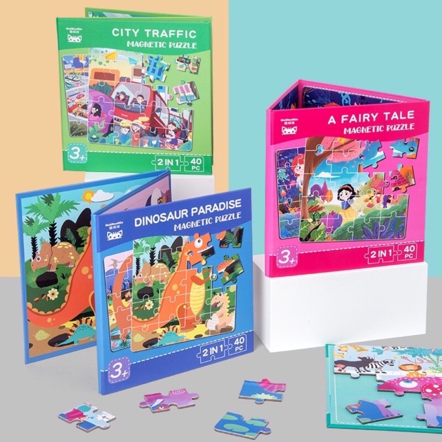 magnetic puzzle - carry on puzzle - puzzle on the go - mainan edukasi anak - hadiah anak cewek cowok