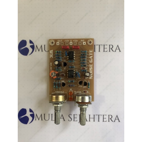 Kit Noise Gate Anti Feedback PCB FIBER Penghilang Suara Kresek