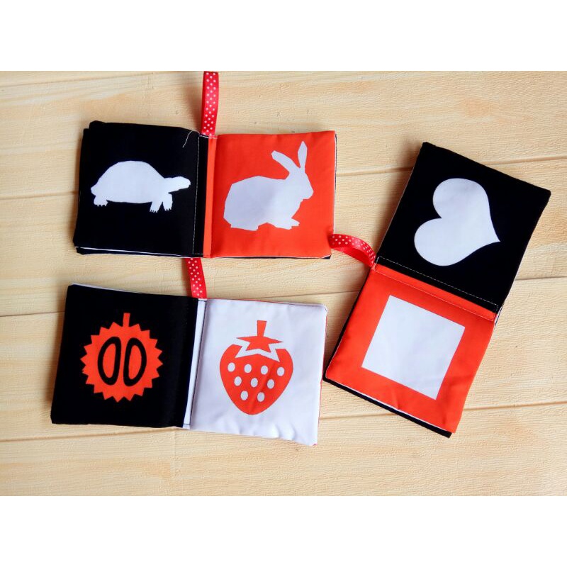 High Contrast Soft Book/Buku bantal bayi-2