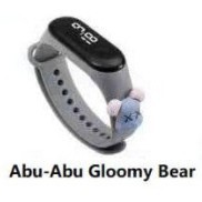TOMSTORE.ID JT027 Jam Tangan anak Elektronik Led Waterproof Motif Untuk Anak Karakter Import Cod-ABU GLOMMYBEAR