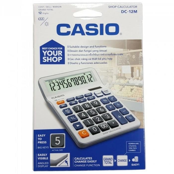 

PROMO! kalkulator casio DC-12M Kalkulator Toko kalkulator meja 12 digit |Kalkulator
