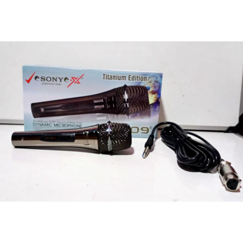 Microphone SONY SN - 909 / Mic SONY SN 909 SILVER, GOLD, TITANIUM