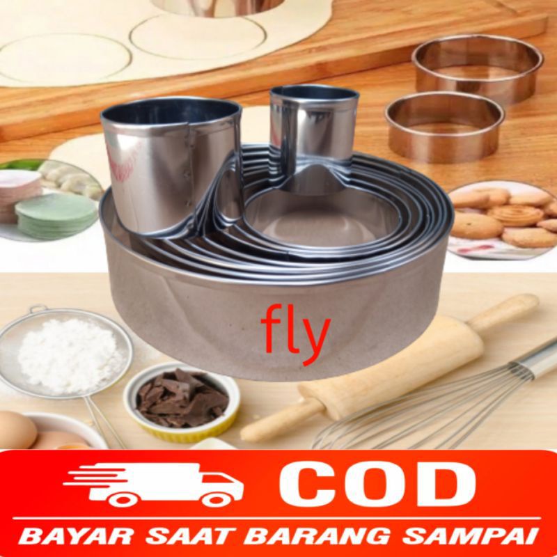 ring cutter set 10/ ring cutter kue/ ring cutter persegi