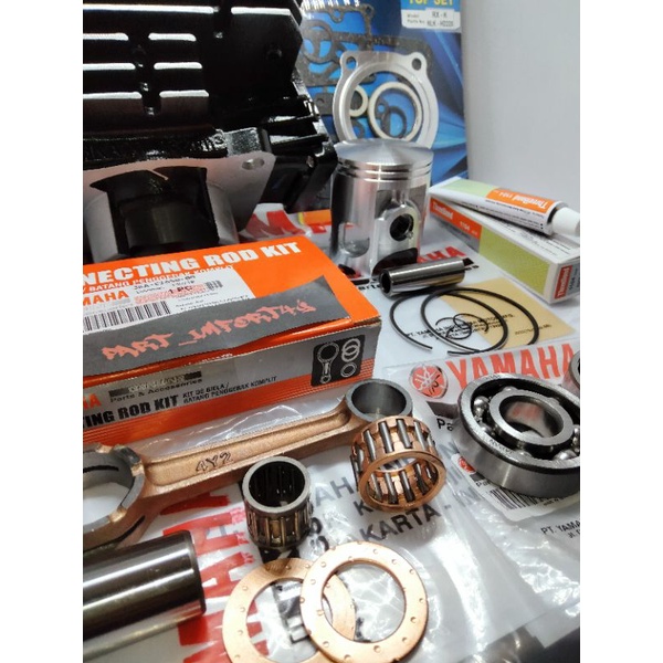 BLOK SEHER KOMPLIT YAMAHA RX KING+STANG SEHER+BEARING+THREEBOND SERI YP1- IMFORT JAPAN QUALITY-1