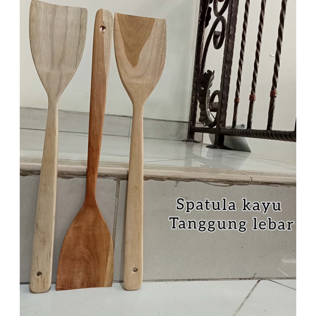 Jual Spatula Kayu Tanggung Lebar Shopee Indonesia