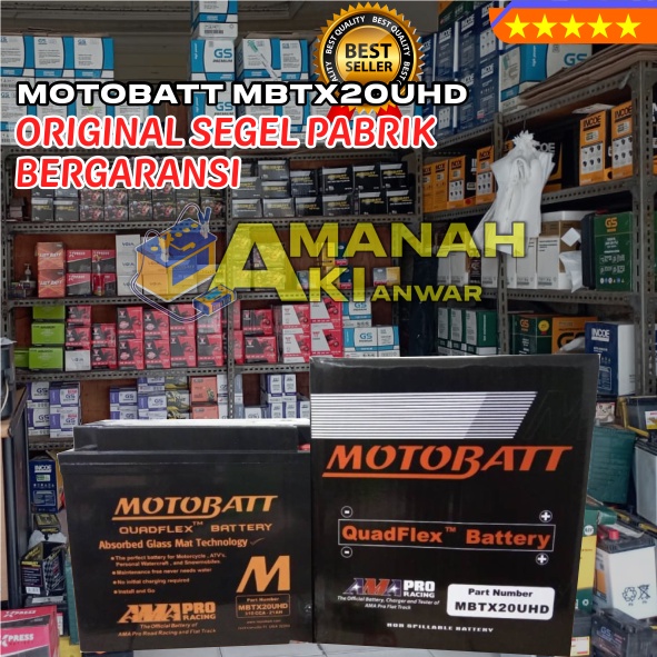 AKI Kering MOTOBATT MBTX20UHD / AKI MOTOR / AKI MOTOBATT / Harley Davidson Softail Fatboy Harley Dav