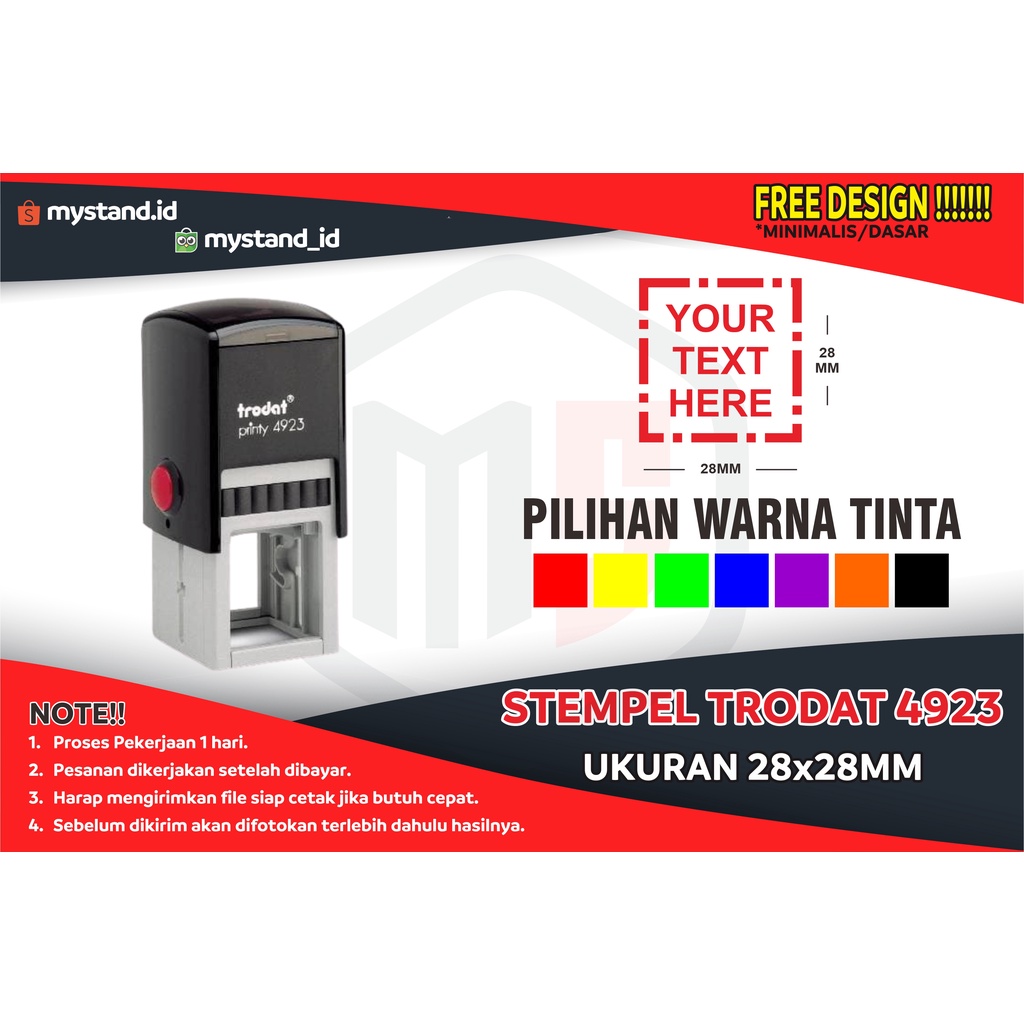 Jual Stempel Trodat Stempel Kotak Stempel Warna Stempel Logo Perusahaan Stempel Logo