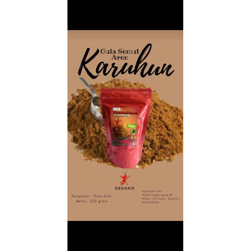 

Gula semut aren KARUHUN | gula semut premium | brown sugar