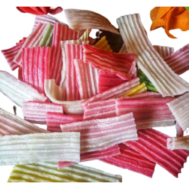 

Kerupuk Lisir Lapis Barna Bentah Bahan Seblak Khas Bandung