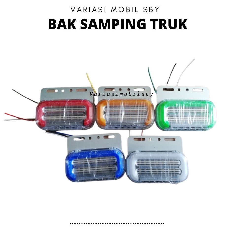 Lampu bak samping truk lampu led truk lampu led bak truck lampu led mobil box  24v - waterside