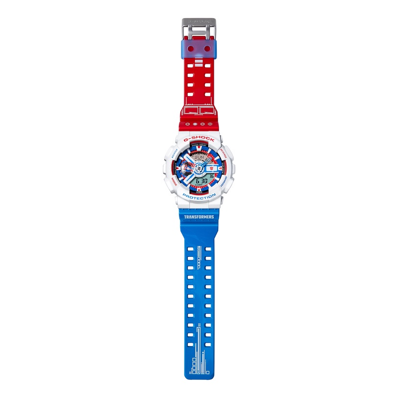 G-SHOCK TRANSFORMER LIMITED EDITION GA-110 GA110 OPTIMUS PRIME AUTOLIGHT