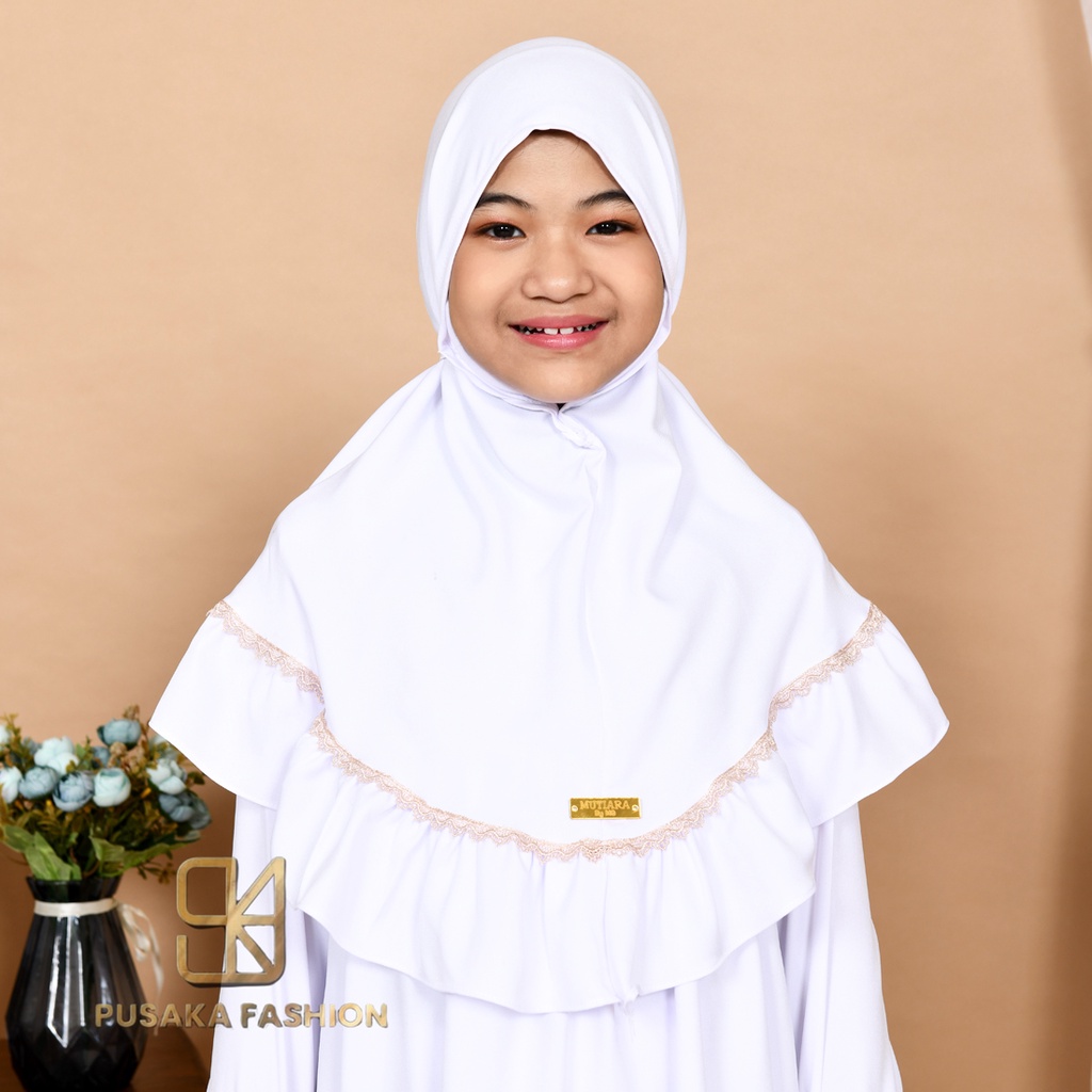 QILA TUNIK 3 IN 1 ANAK PEREMPUAN MUSLIM SETELAN CELANA DAN HIJAB KHIMAR  BAJU ONE SET KIDS BUSANA MUSLIMAH KID STELAN CLANA SET KERUDUNG JILBAB DRESS UNTUK ANAK USIA 4 12 TAHUN WARNA PUTIH HITAM WHITE BLACK atasan blouse anak shakila 2022 terbaru murah