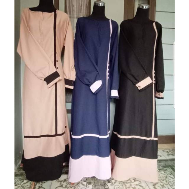 LD 130 Baju Bigsize baju jumbo dress bigsize gamis bigsize