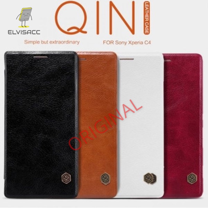 SONY XPERIA C4 NILLIKIN QIN LEATER CASE ORIGINAL