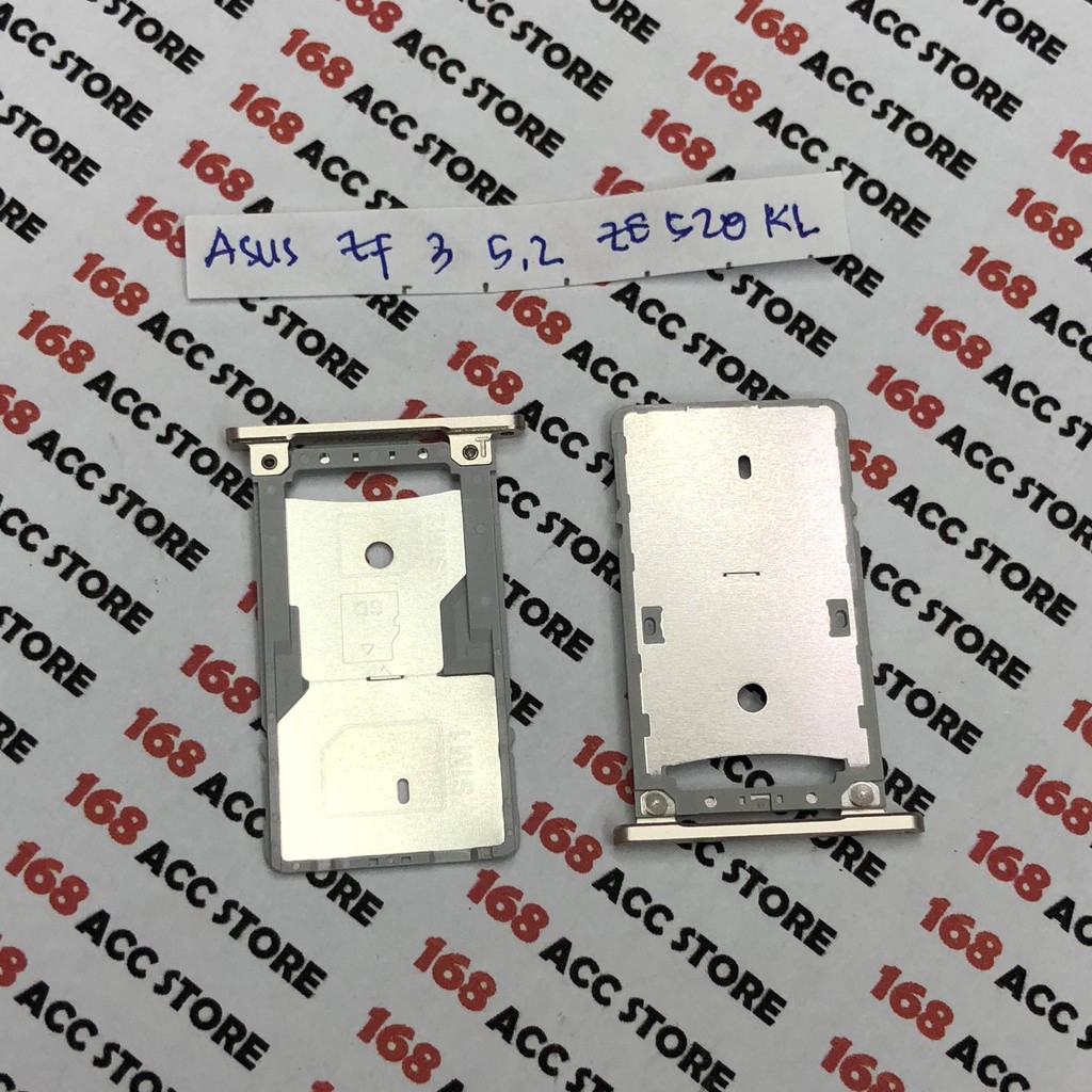 SIM TRAY SIM LOCK TEMPAT KARTU SIM ASUS ZENFONE 3 5,2 ZE520KL SLOT KARTU