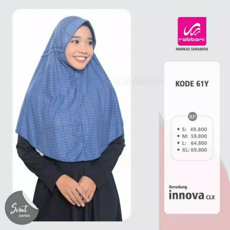 KERUDUNG/ JILBAB INSTAN RABBANI CLX