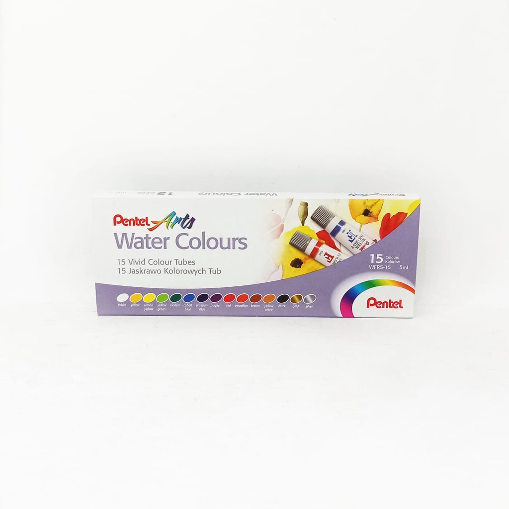 

Pentel Arts Water Colours 15 colours