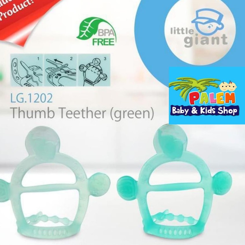 Little Giant Silicone Thumb Teether Gigitan Bayi LG.1202