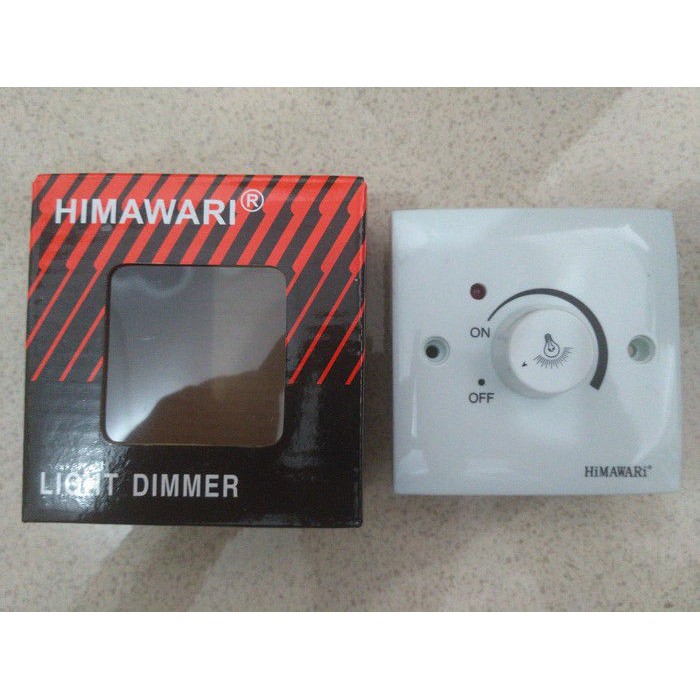 Saklar Dimer Himawari Light Dimmer Kipas Dinamo Lampu Led Filamen