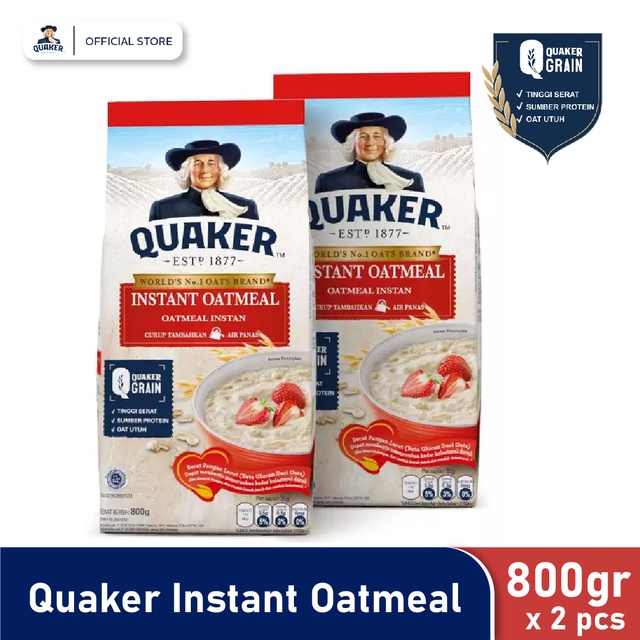 

Quaker Instant Oatmeal 2 x 800 gr